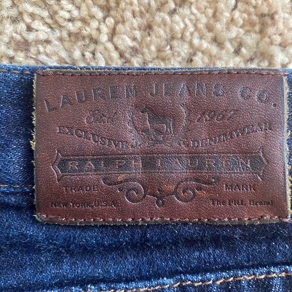 Lauren Ralph Lauren Jeans Bootcut sz 4 Dark Wash - Picture 6 of 11